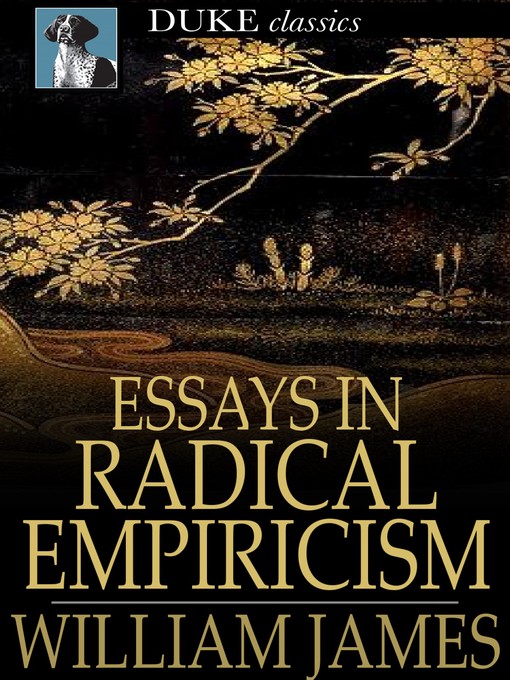 Cover of Essays in Radical Empiricism
